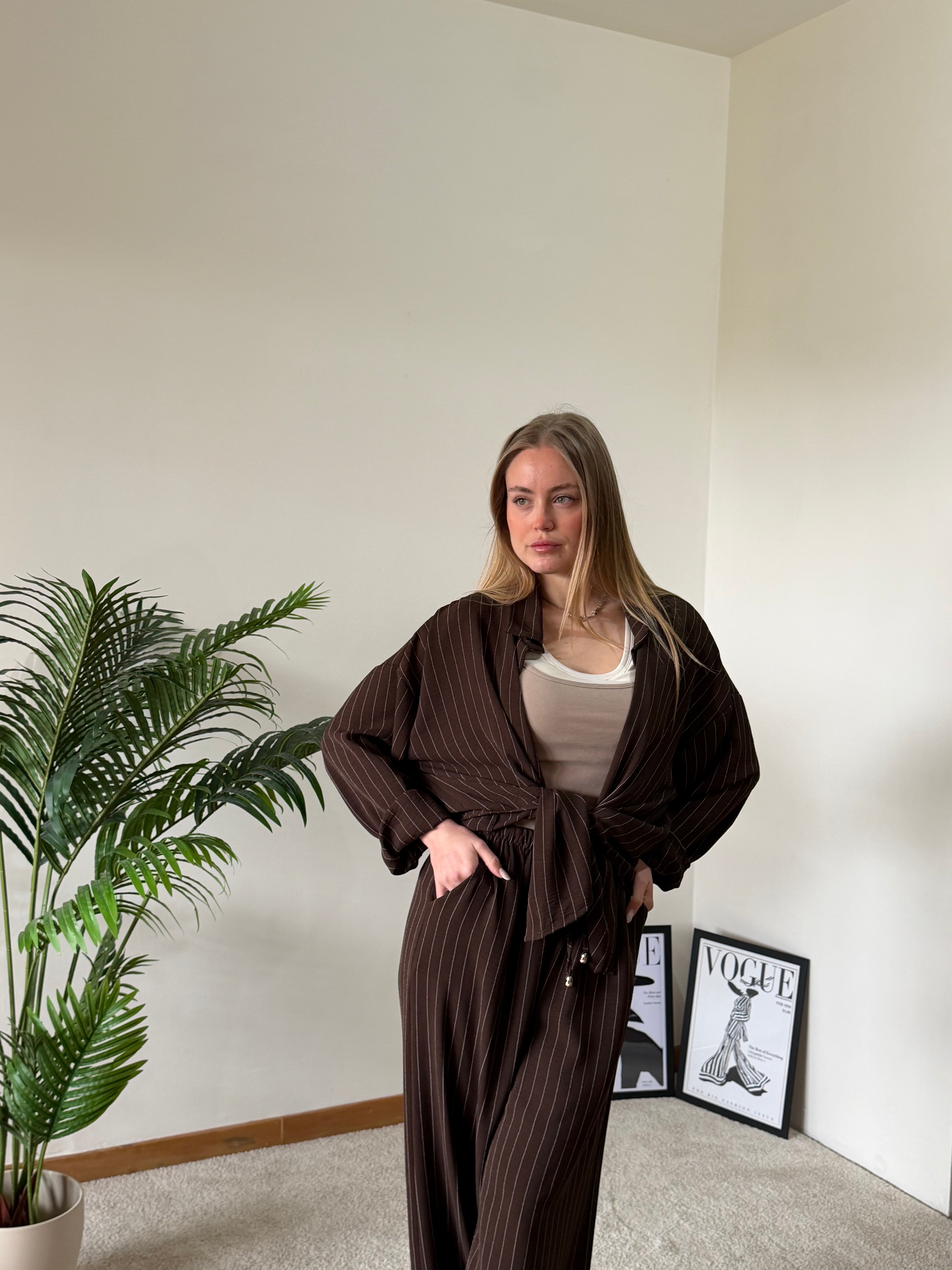 Coordinato Ellie Marrone