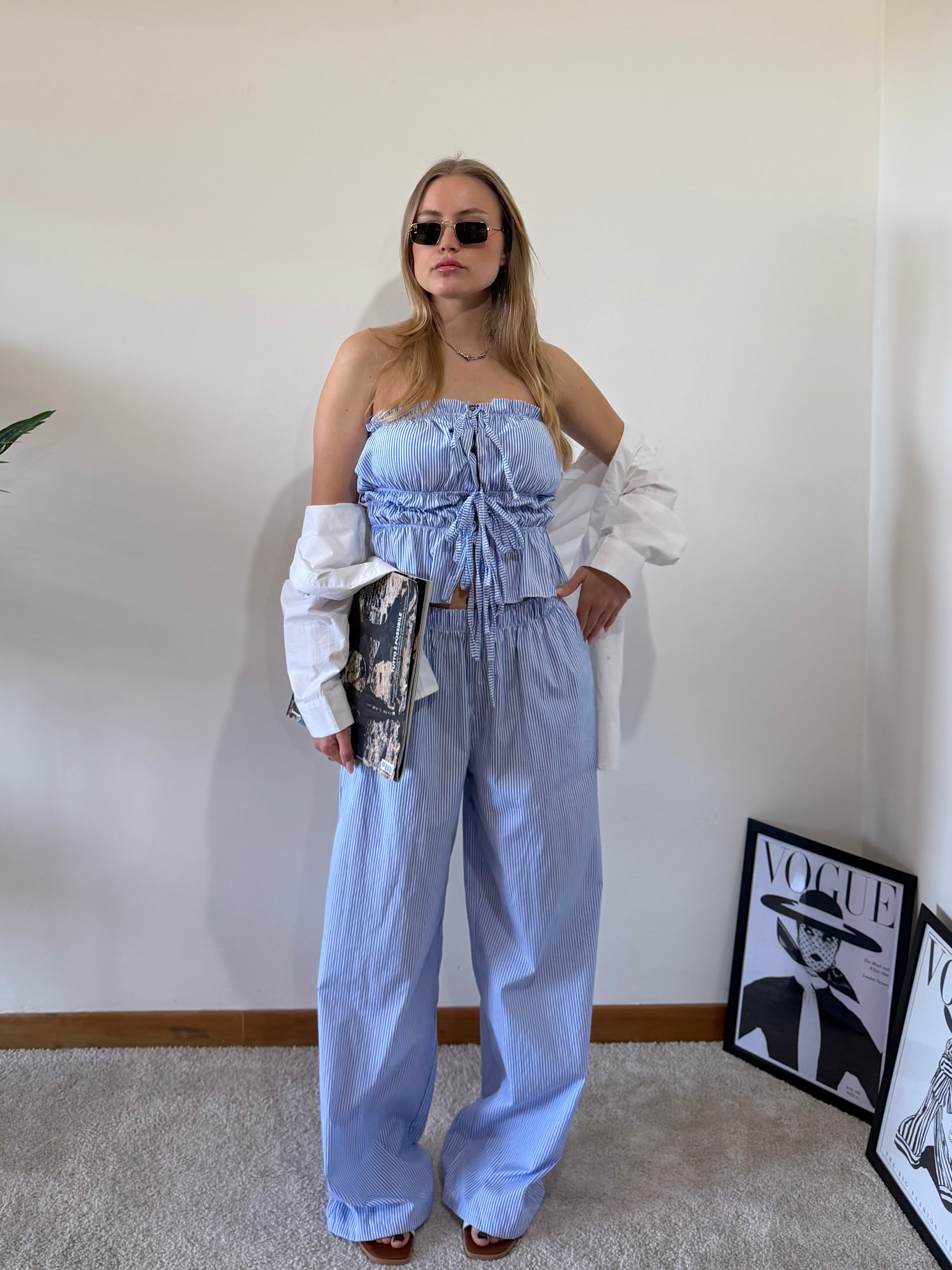 Coordinato capri righe
