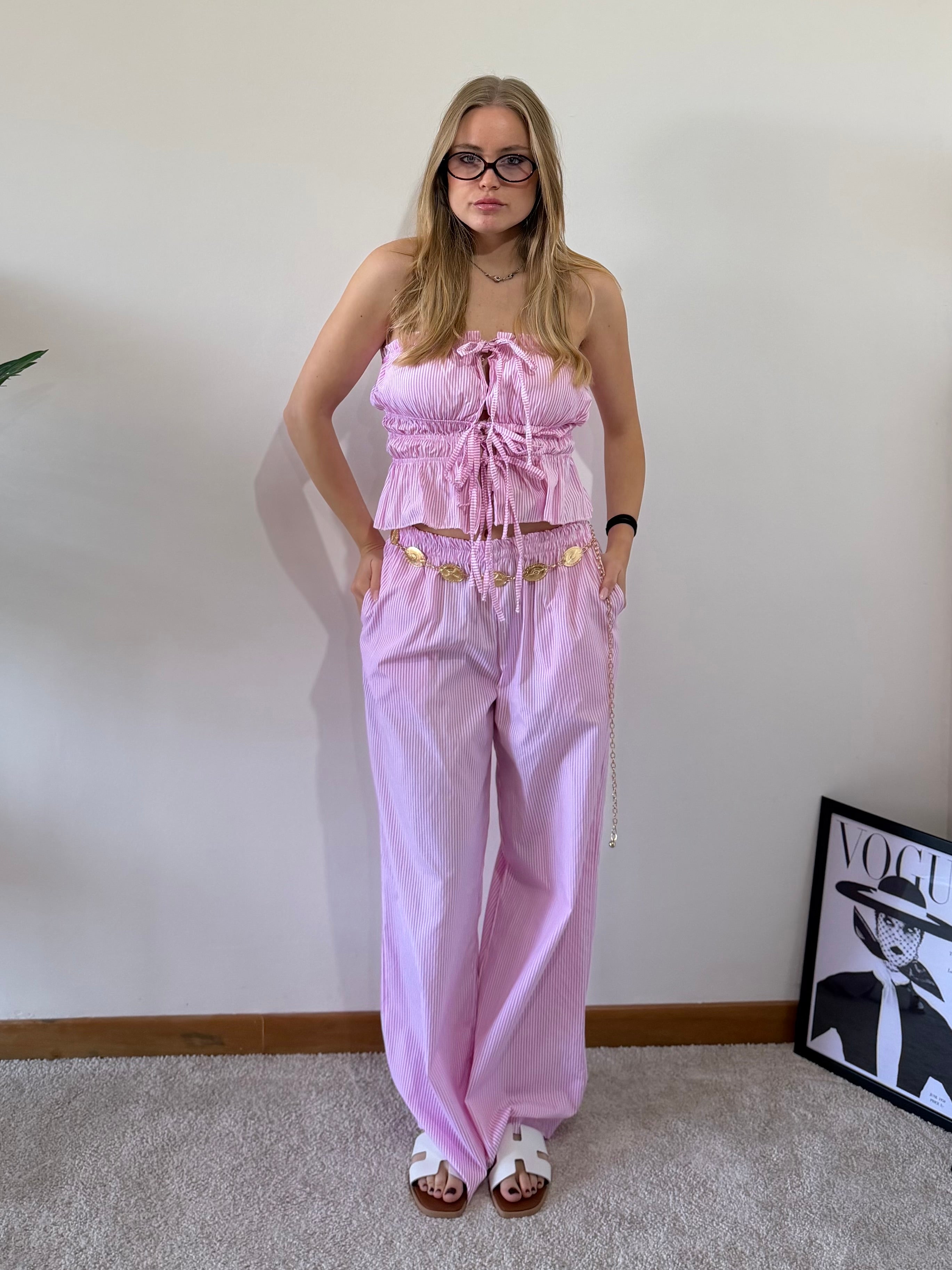 Coordinato capri righe