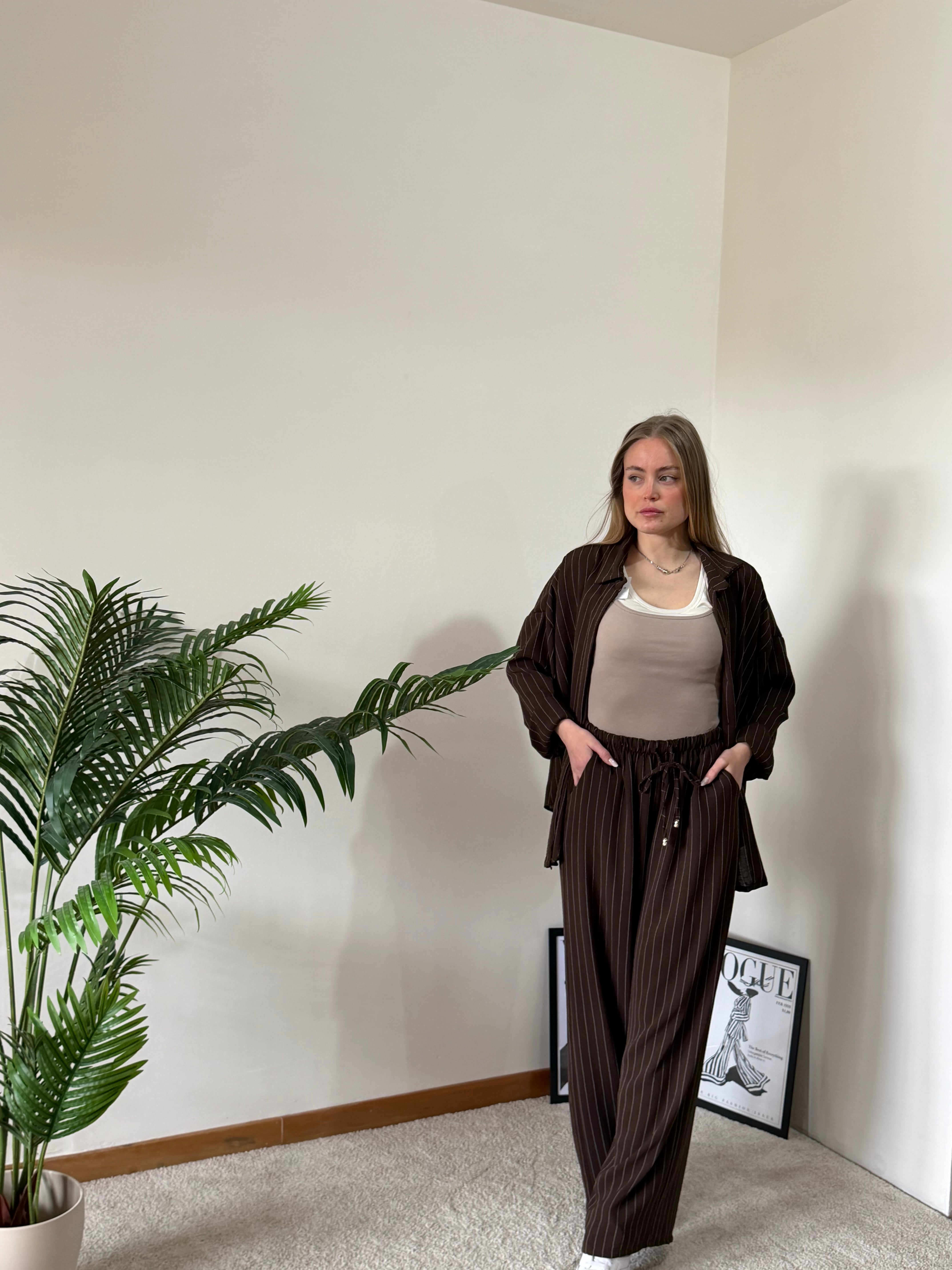 Coordinato Ellie Marrone