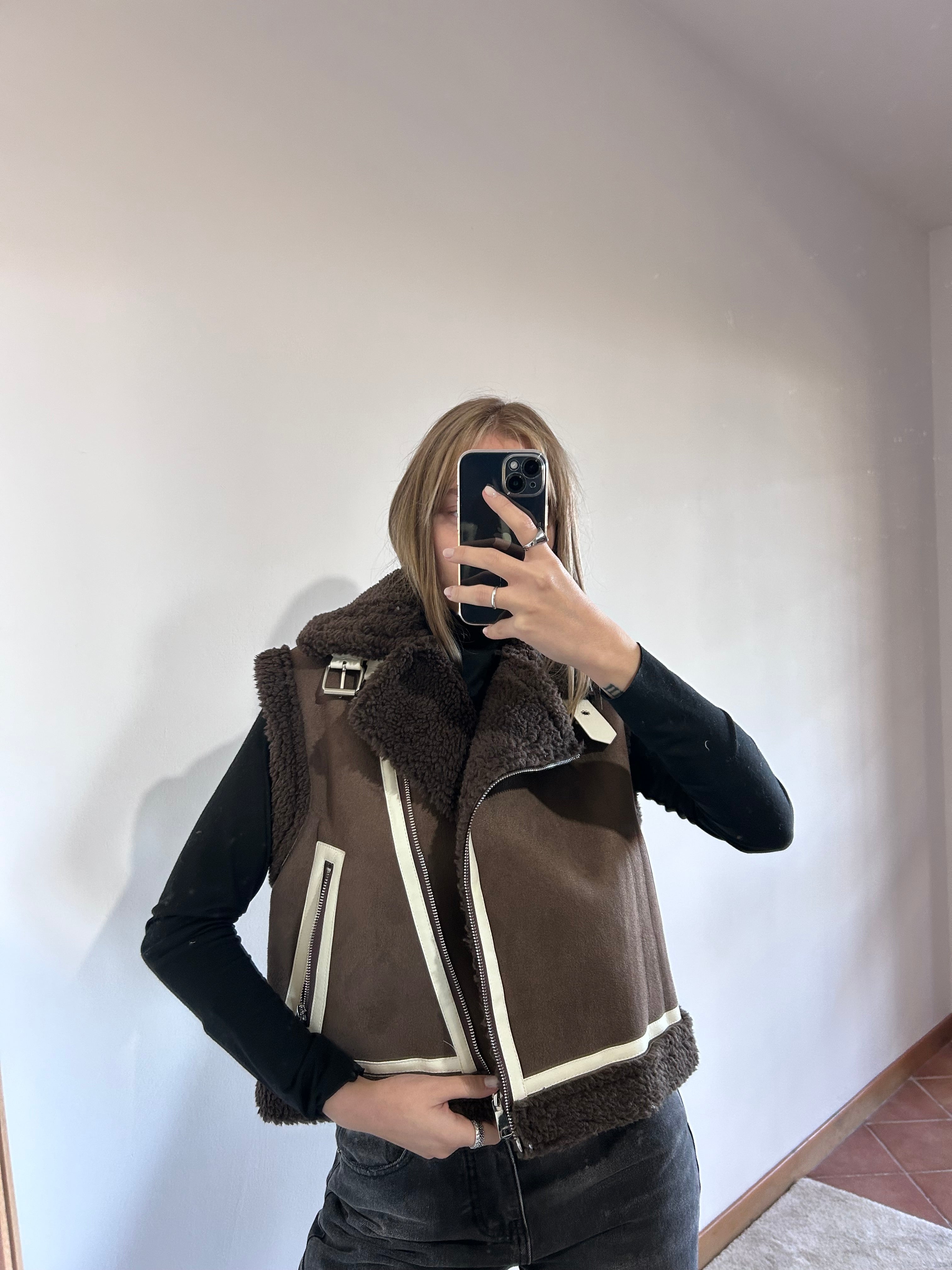 Smanicato orsetto crop