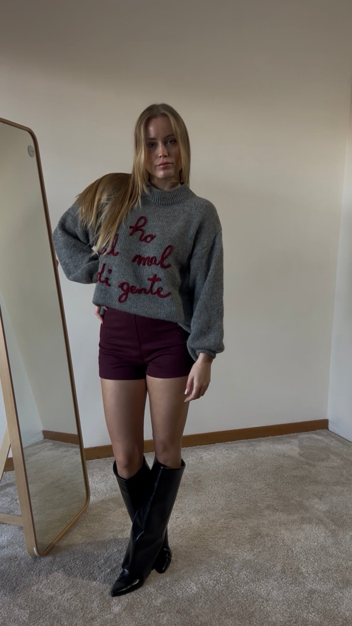 Maglione HO IL MAL DI GENTE