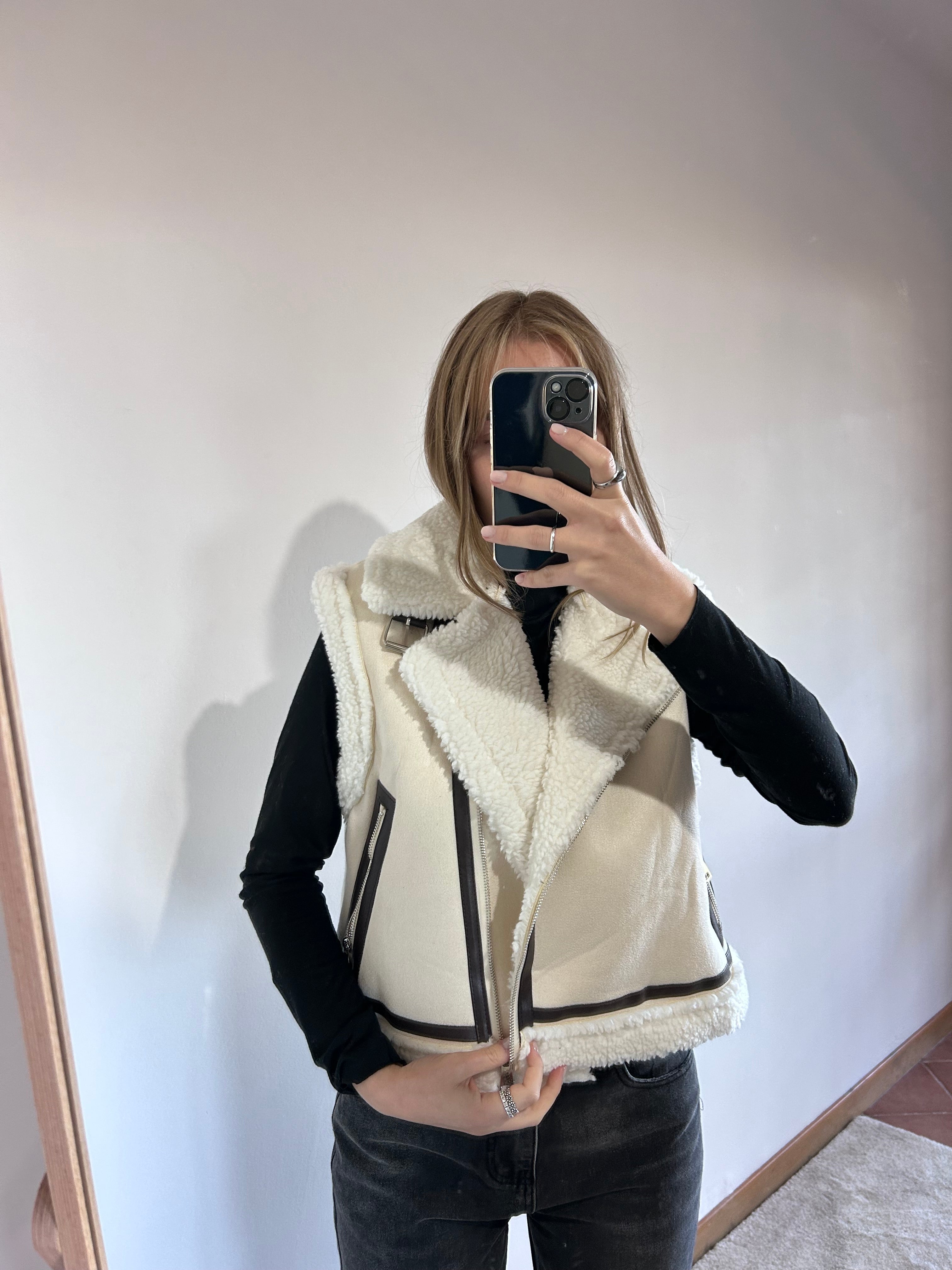 Smanicato orsetto crop