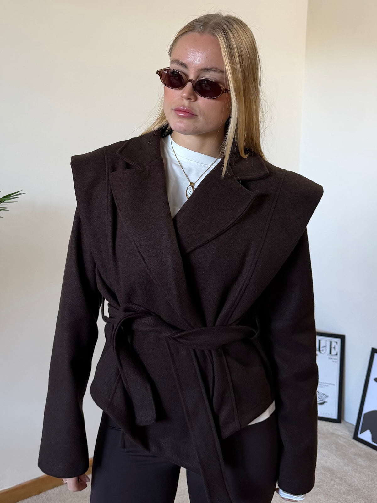 Mini Trench marrone